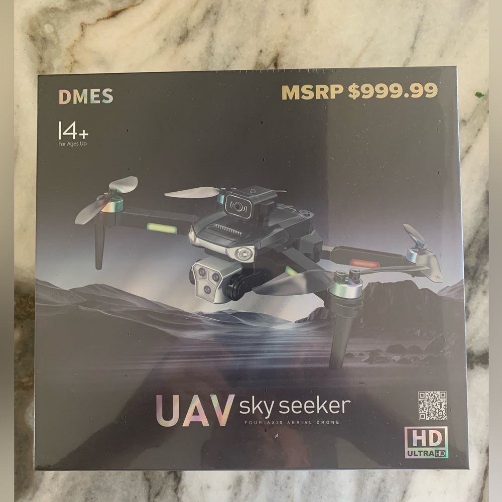 DMES UAV Sky Seeker Drone HD DULE CAMERA